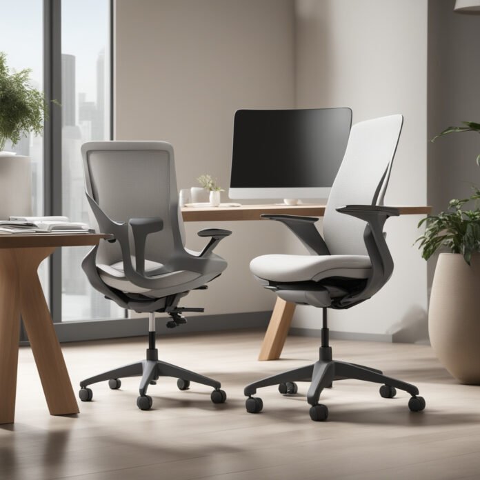 Smart and Connected office desk chair